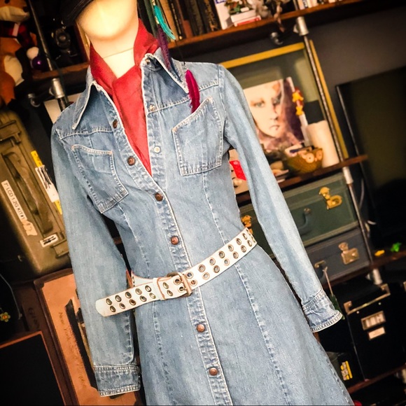 Landlubber Vintage Denim Dress - Picture 2 of 4